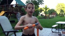 7 Year Old Boy Does 360 Off Swings With Nunchucks