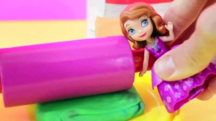 Play Doh Sofia The First Camping Tent, Campfire, Play Dough Roasting Marshmallows Sofia & Jade