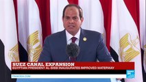 Egyptian president Al-Sissi inaugurates Suez canal expansion: watch full speech