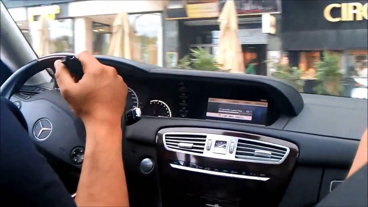 Mercedes CL 63 AMG Ride, Burnout & REVs in Hamburg