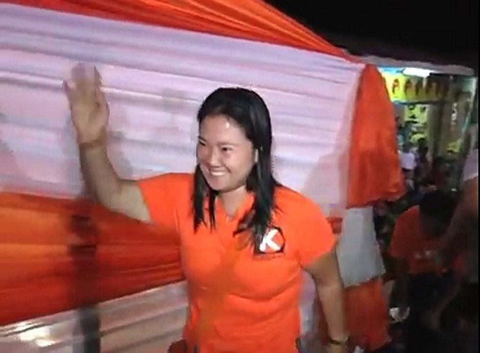Keiko - Mitin en Puerto Maldonado