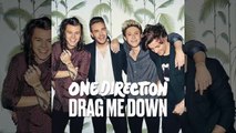 One Direction - Drag Me Down (Lyrics   Pictures) with audio