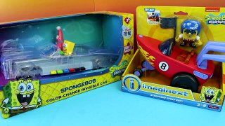 Spongebob Squarepants Color Change Invisible Car Imaginext Spongebob Speedboat