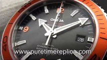 Swiss replica watches replica Omega Planet Ocean Professional Orange Bezel 45mm Noob Best Edition on