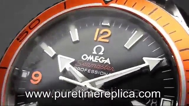 Swiss replica watches replica Omega Planet Ocean Professional Orange Bezel 45mm Noob Best Edition on