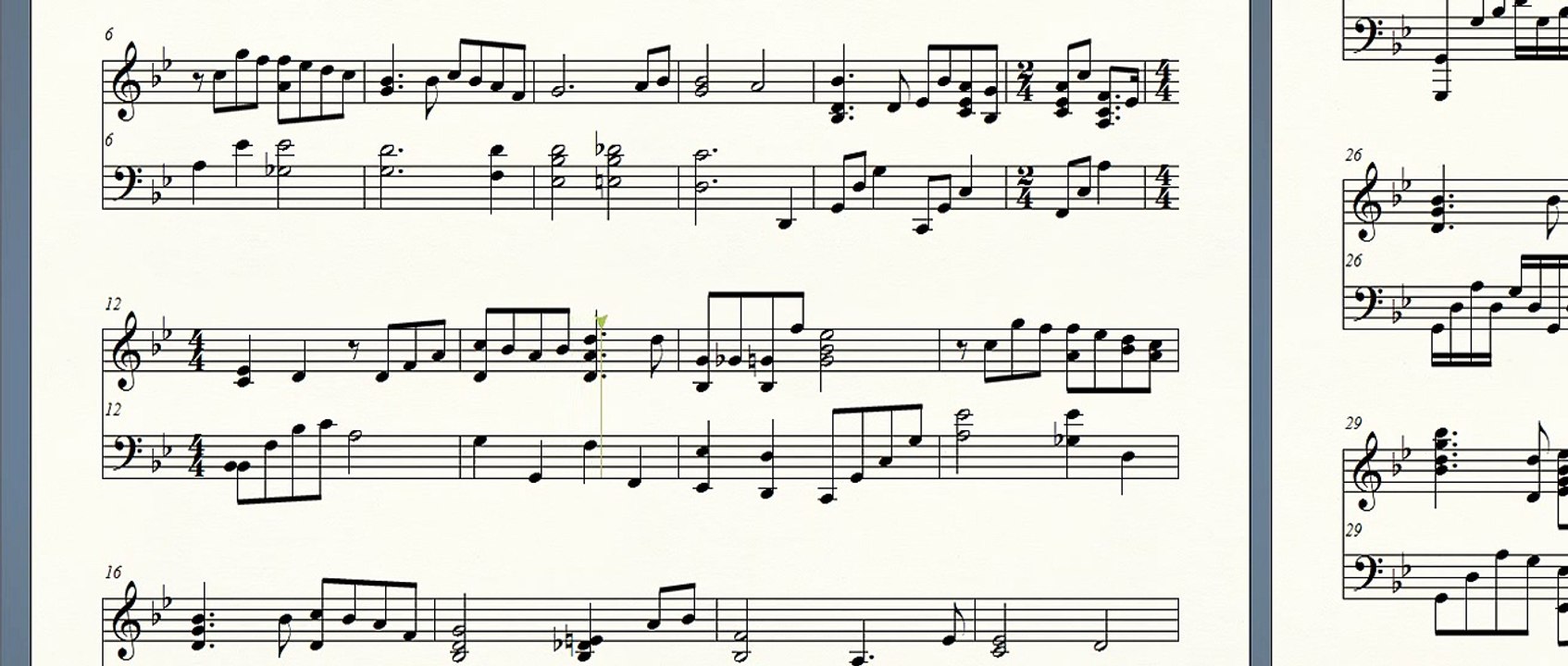 Love Theme - Cinema Paradiso - Partitura tutorial