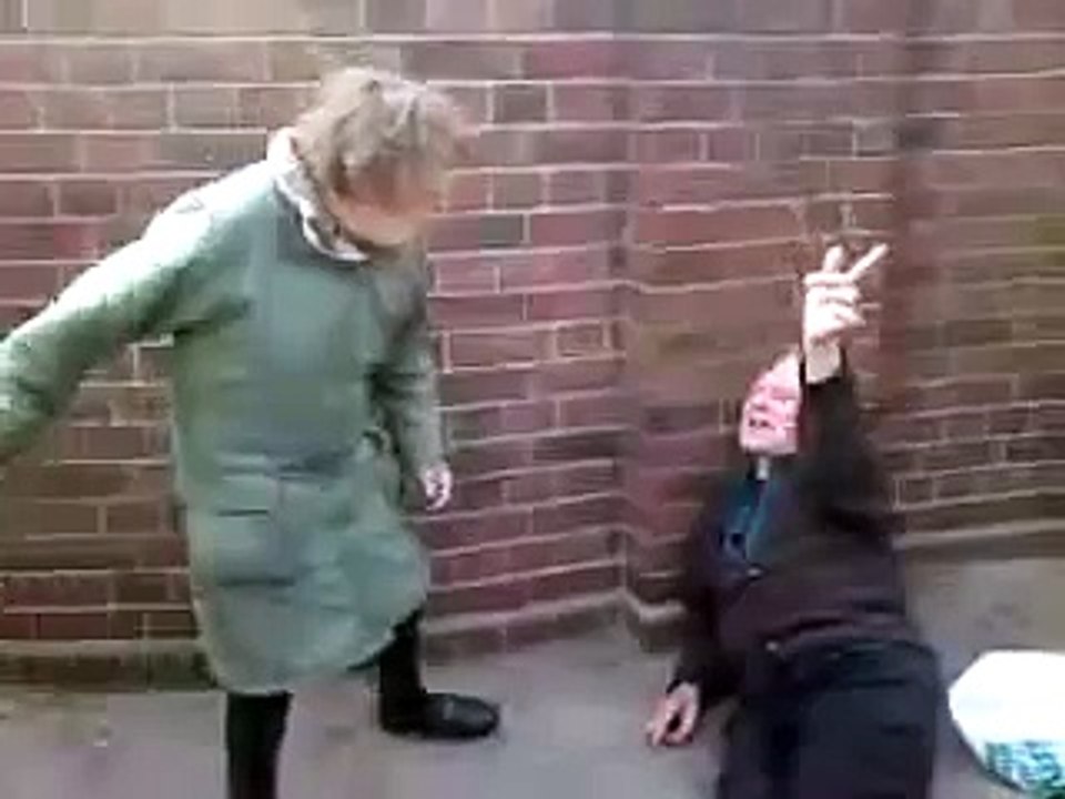 Angry Granny vs. Trampy Old Man (MUST WATCH!)