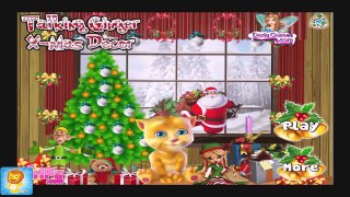 Talking Ginger X Mas Decor   Talking Cat Christmas Game for Kids