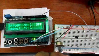 Termostato programável com arduino - primeiros testes