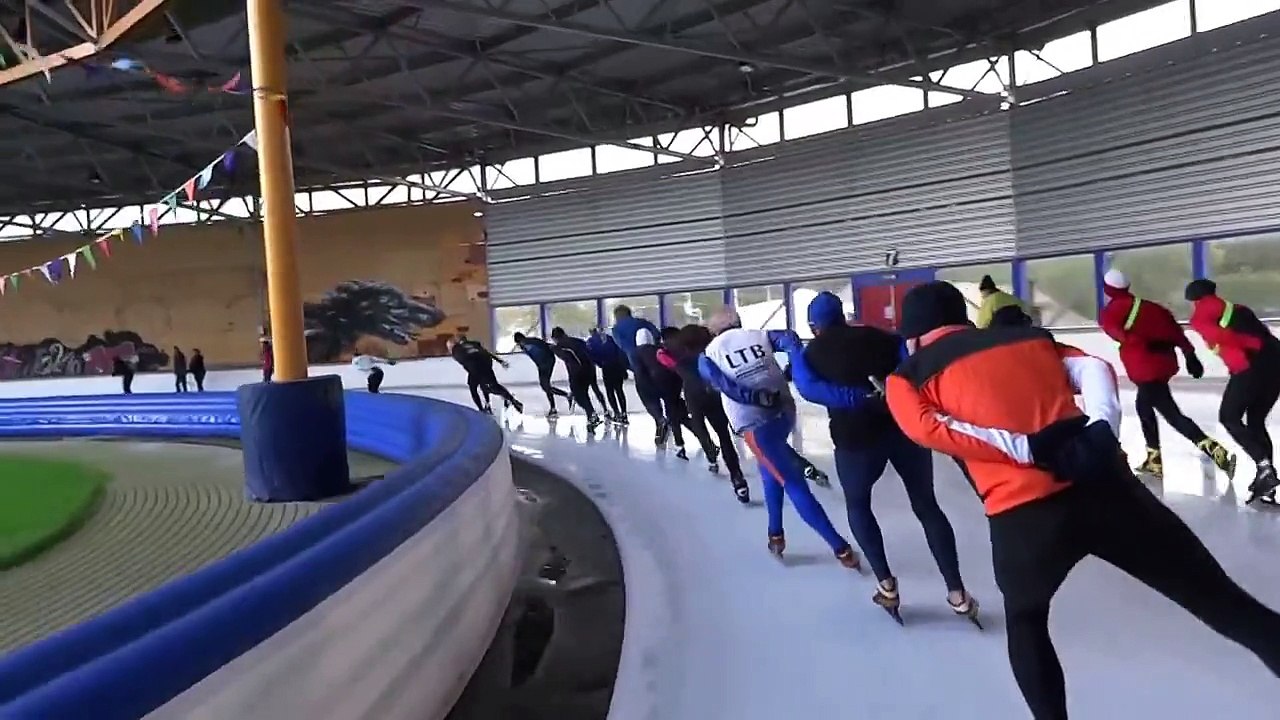 Maandagochtend schaatsen
