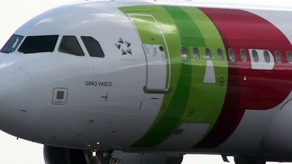 Aeroporto Madeira Funchal Descolagem TAP Portugal Airbus A320 CS-TNV take-off at Madeira Airport