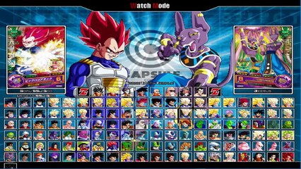 DB Heroes Mugen SSG Goku & Vegeta vs Beerus