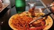 ASMR- Chicken Parmesan, Spaghetti and Salad