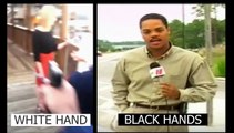 WHITE MAN HAND not FLANAGAN BLACK HANDS Proofs Virginia Alison Parker Shooting is Fake