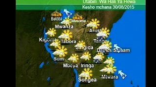 Tanzania weather forecast 29 08 2015