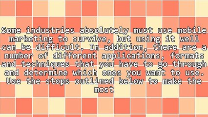 Tips And Tricks To Mobile Marketing Design