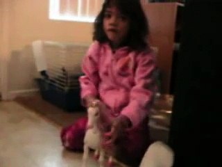 Madie and the sleeping beauty walking horse