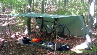 Bicycle Trekking- Lightweight Setup For a Overnighter.