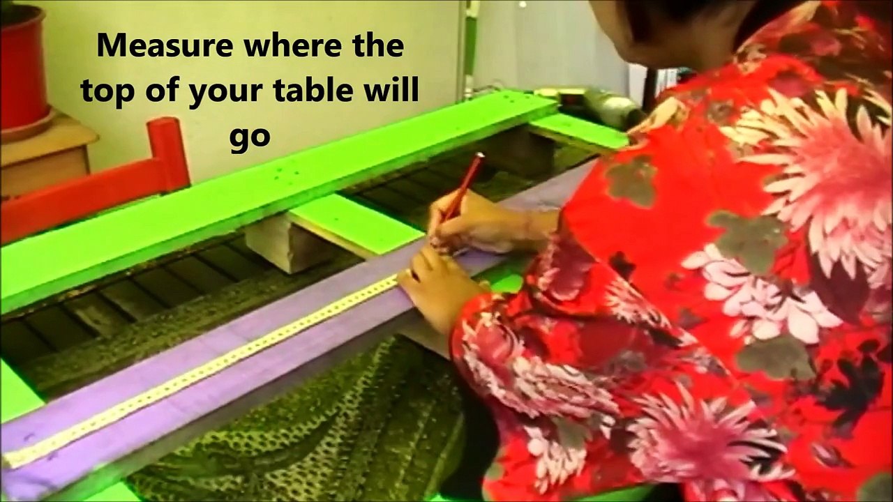 how to make a pallet table - DIY Pallet project