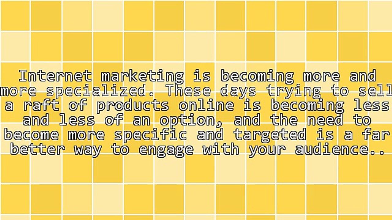 Niche Marketing Advice