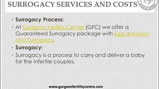 Surrogacy services and costs