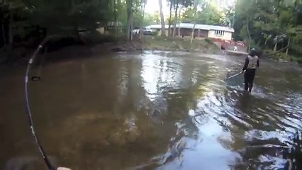 Manistee river salmon fishing