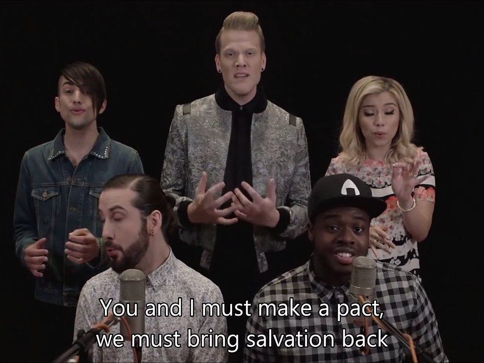 Pentatonix - Evolution of Michael Jackson (HD LYRICS)