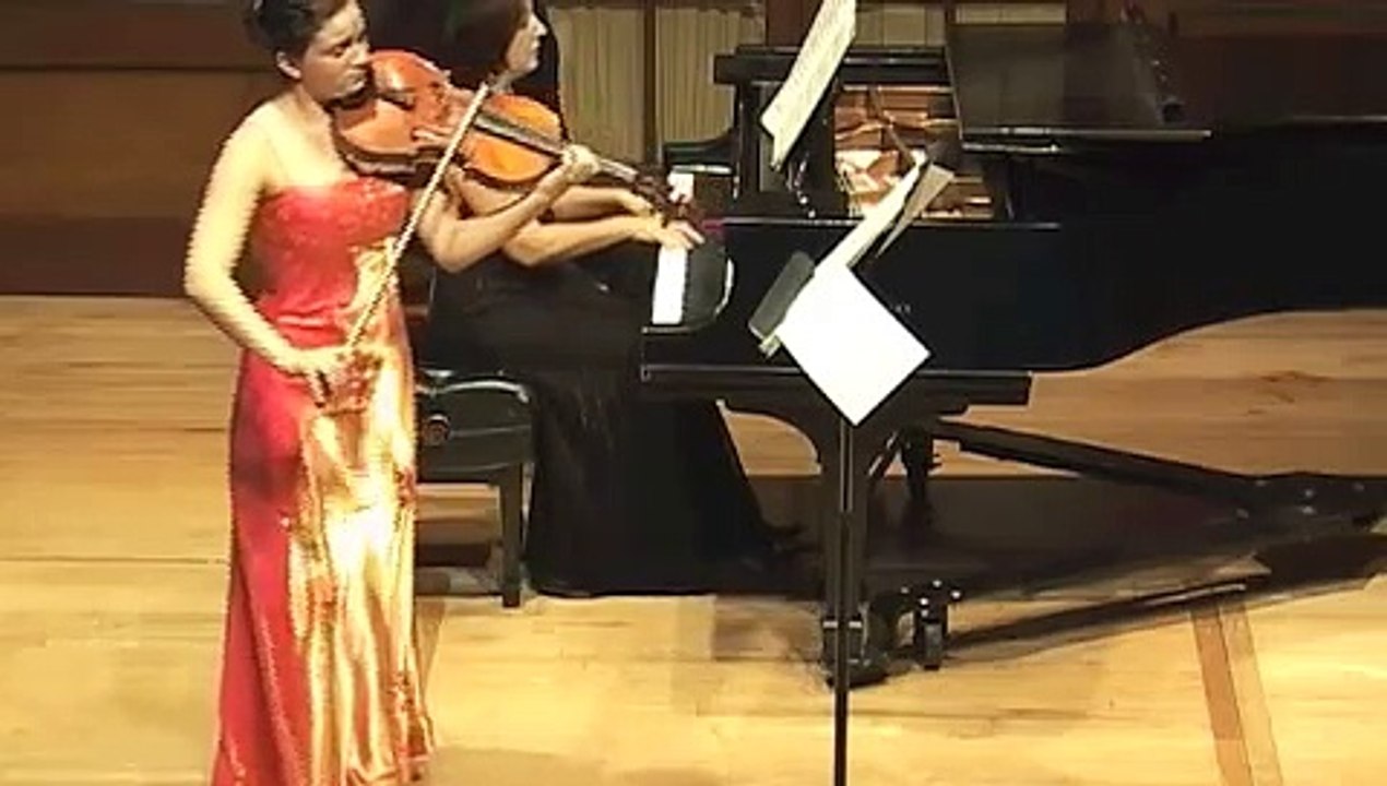 Vieuxtemps Sonata first movement Marina Thibeault, viola and Elena Jivaeva, piano