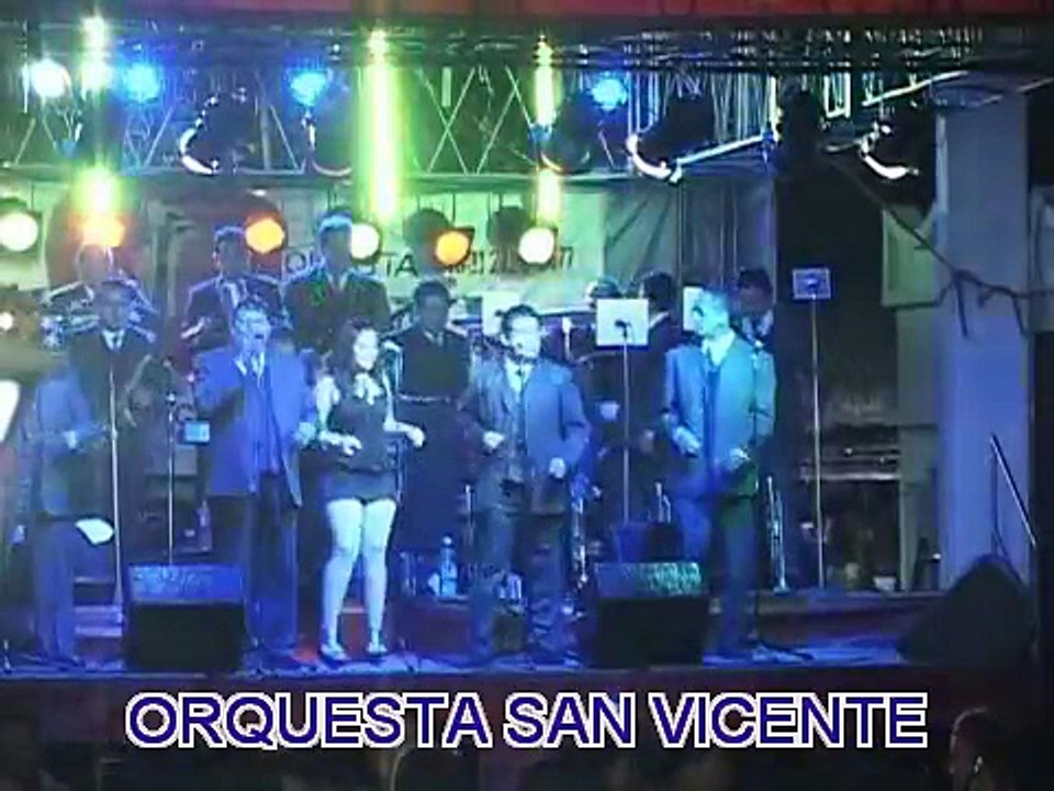Orquesta San Vicente en vivo en Conchagua, mix Bodas de Plata