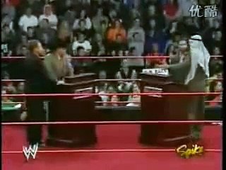 Hassan &  Daivari attacked Jim Ross & Jerry Lawler Part2