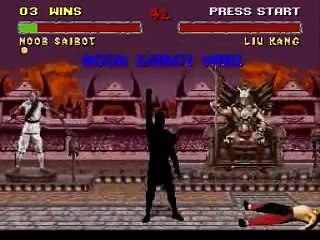 Mortal Kombat 2 SNES: Noob Saibot Very Hard part 1/2