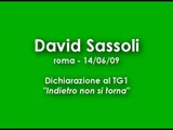 David Sassoli al TG1 14 06 2009: 