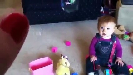 Funny dog video: Dog play with baby very cute!