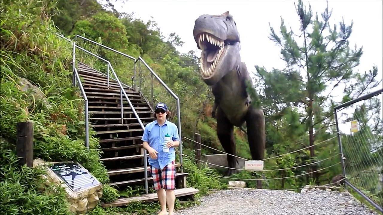 Ben at Dinosaur Island