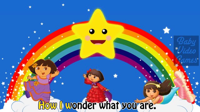 Song Cartoon Dora the Explorer Nursery Rhyme Kids Videos Twinkle Twinkle Dora