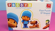Pocoyo with Peppa Pig Duplo Lego Spiderman Captain America and Stop Motion Puzzle