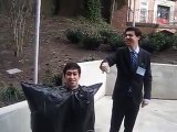 Chair gets pied in the face