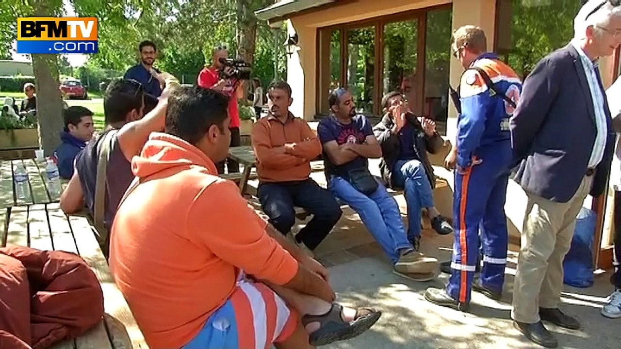 Cergy: les réfugiés heureux de s’installer dans un lieu sûr