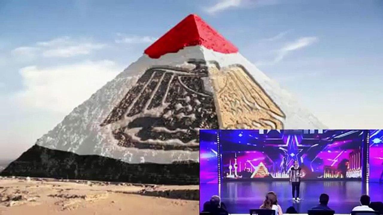 موهبه مصريه في عالم الغناء ابهرت الجميع arab got talent 2014