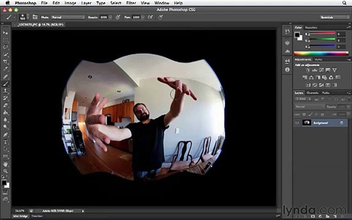 Photography Tutorial Wide Angle Correcting tone in fisheye images