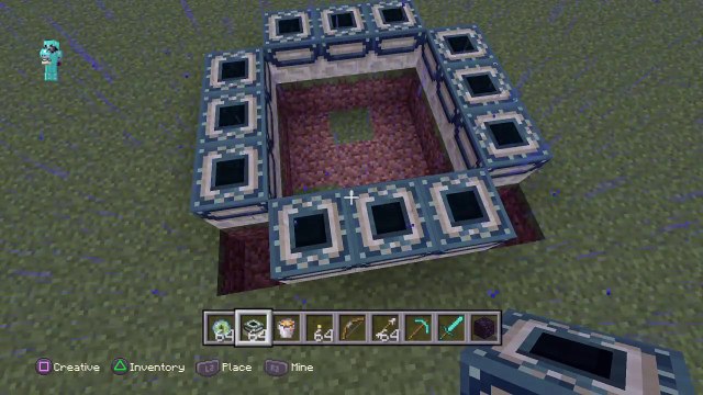 Minecraft how to make a ender portal