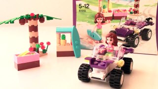 Lego Friends Toys review video Oliva Beach Buggy Car full episode