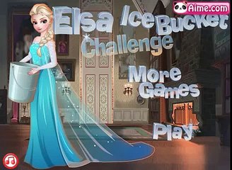 Elsa Ice Bucket Challenge New Cartoon Video Game for Kids