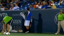 Funny Tennis - Andy Roddick arguing with the umpire over a penalty point