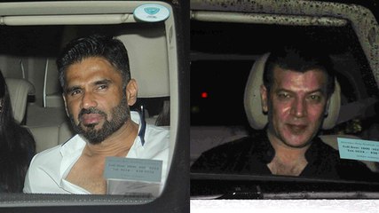 'Hero' Special Screening With Sunil Shetty & Aditya Pancholi