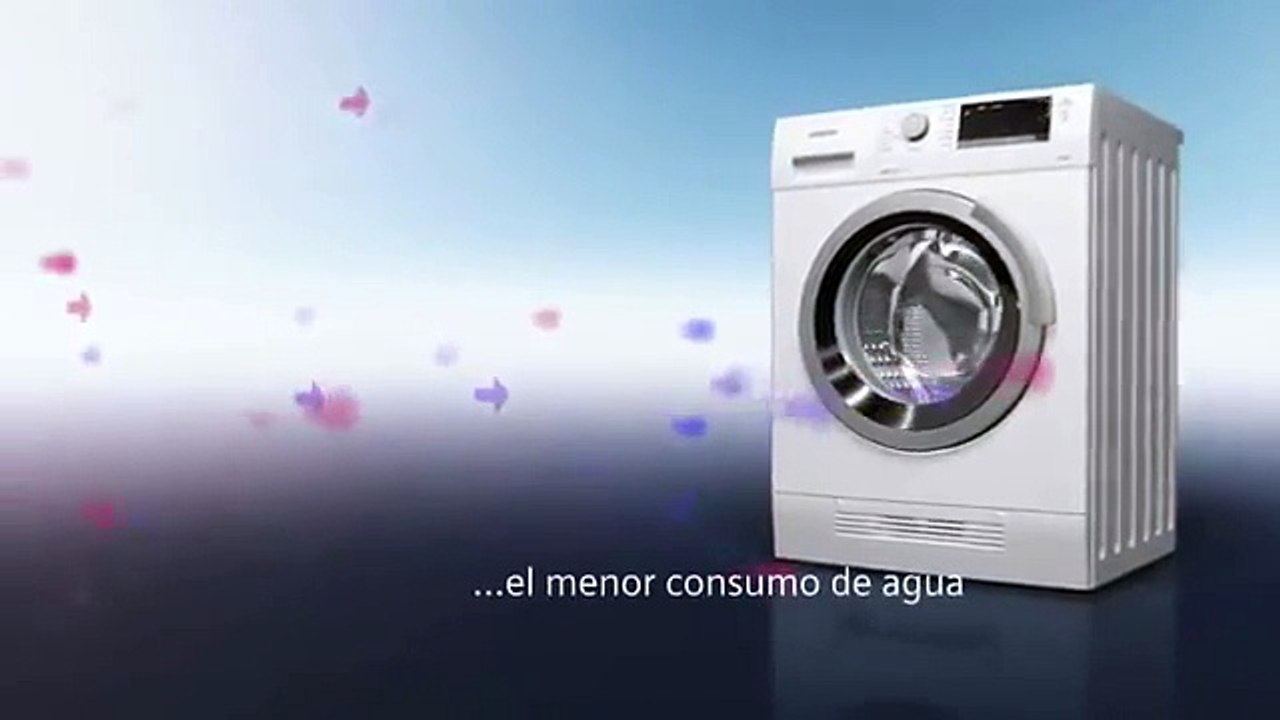 Lavadora con función secado de Siemens