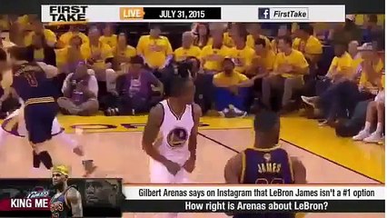 ESPN First Take - "LeBron Can Never Be Michael Jordan or Kobe Bryant"