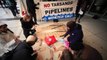 Energy East Pipeline Protesters Confront Ontario Premier Kathleen at Home