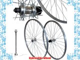 700c Alloy Hybrid Bike FR & RR Wheels Shimano Freehub 8 TWF703s & TWR705s