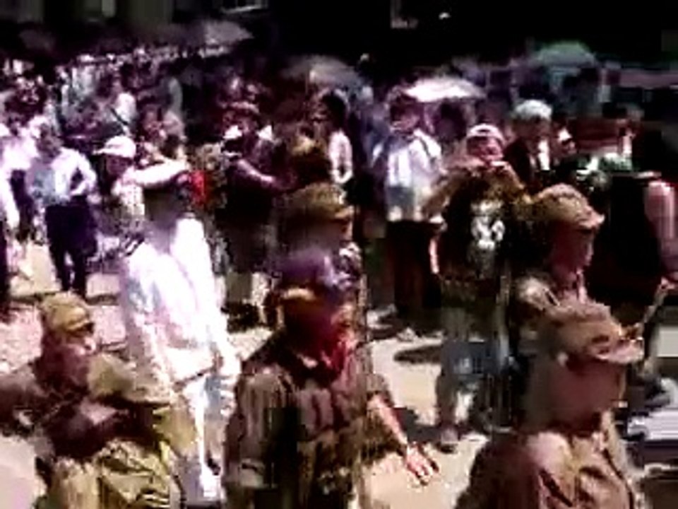 映画靖国類似：終戦記念日栗林軍装隊行進 Yasukuni military uniform parade